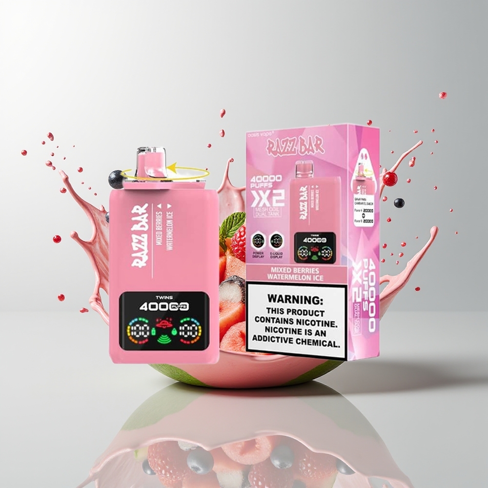 Mixed Berries - Watermelon Ice Razz Bar 40000 Puffs Disposable Vape Ireland Wholesale
