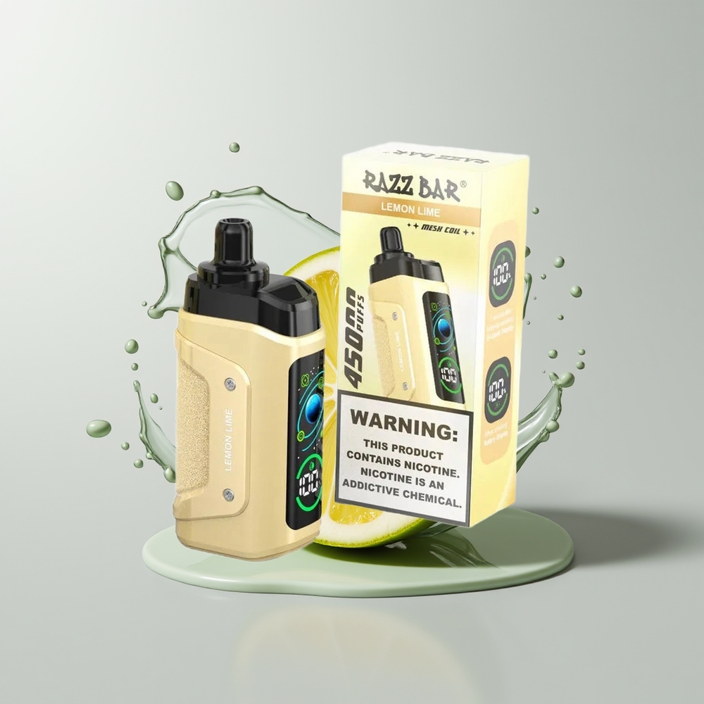 Lemon Lime Razz Bar 45000 Puffs Disposable Vape Ireland Wholesale