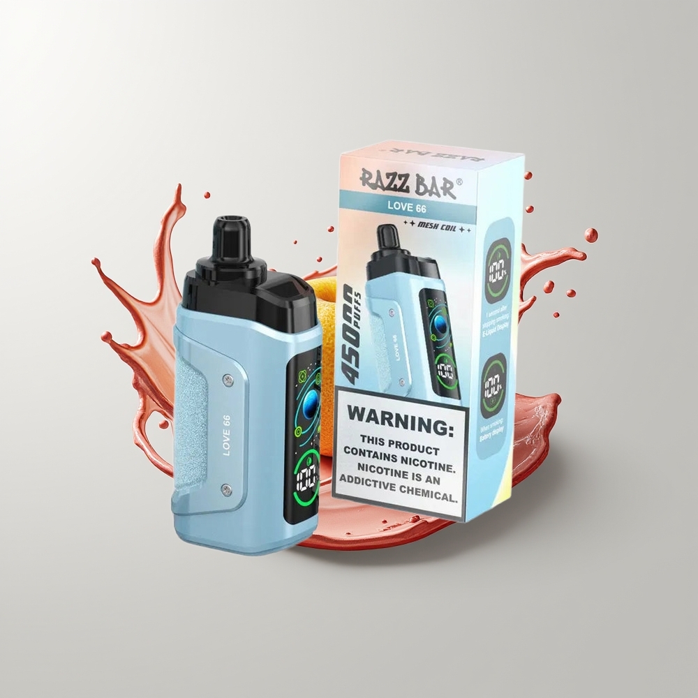 Love 66 Razz Bar 45000 Puffs Disposable Vape Ireland Wholesale