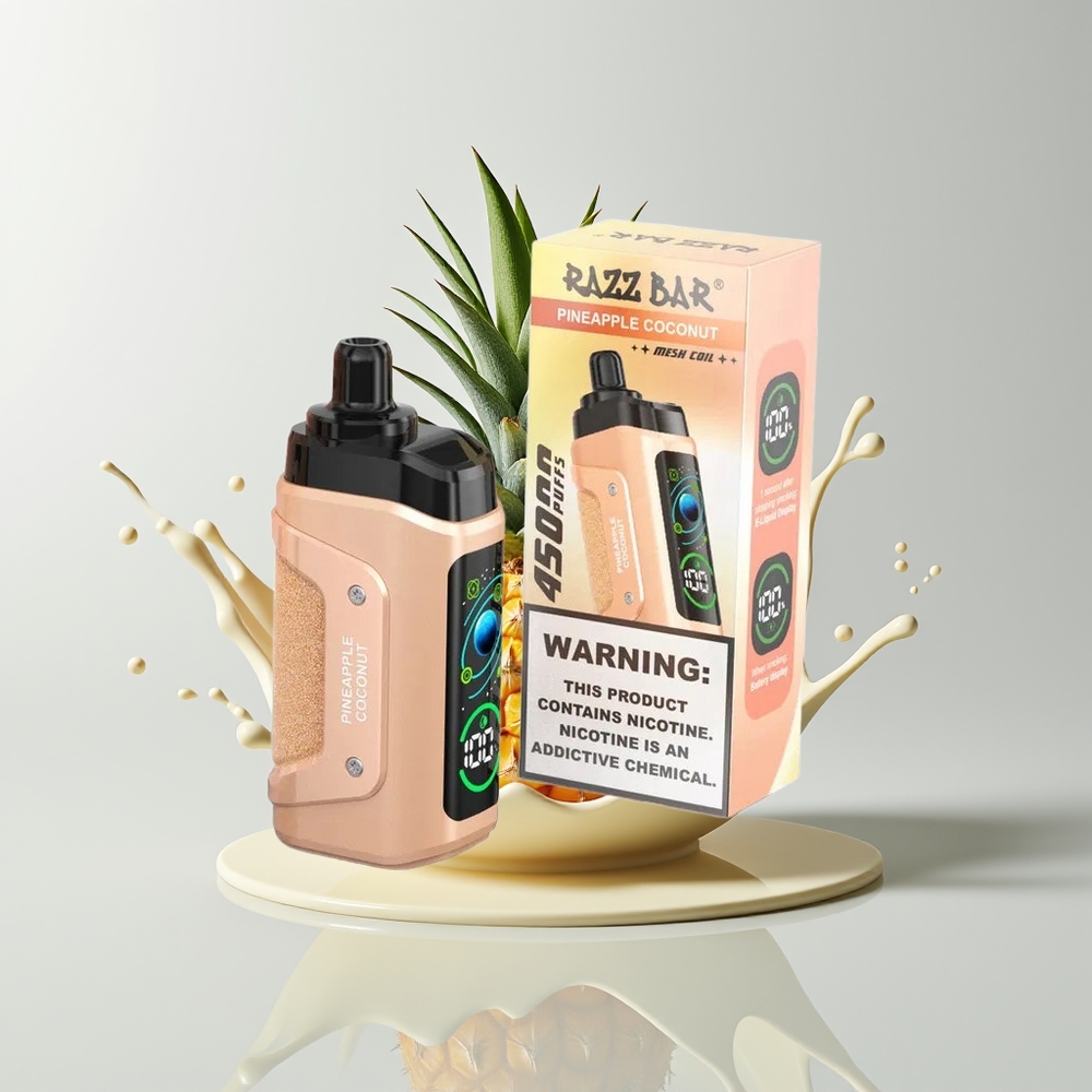 Pineapple Coconut Razz Bar 45000 Puffs Disposable Vape Ireland Wholesale