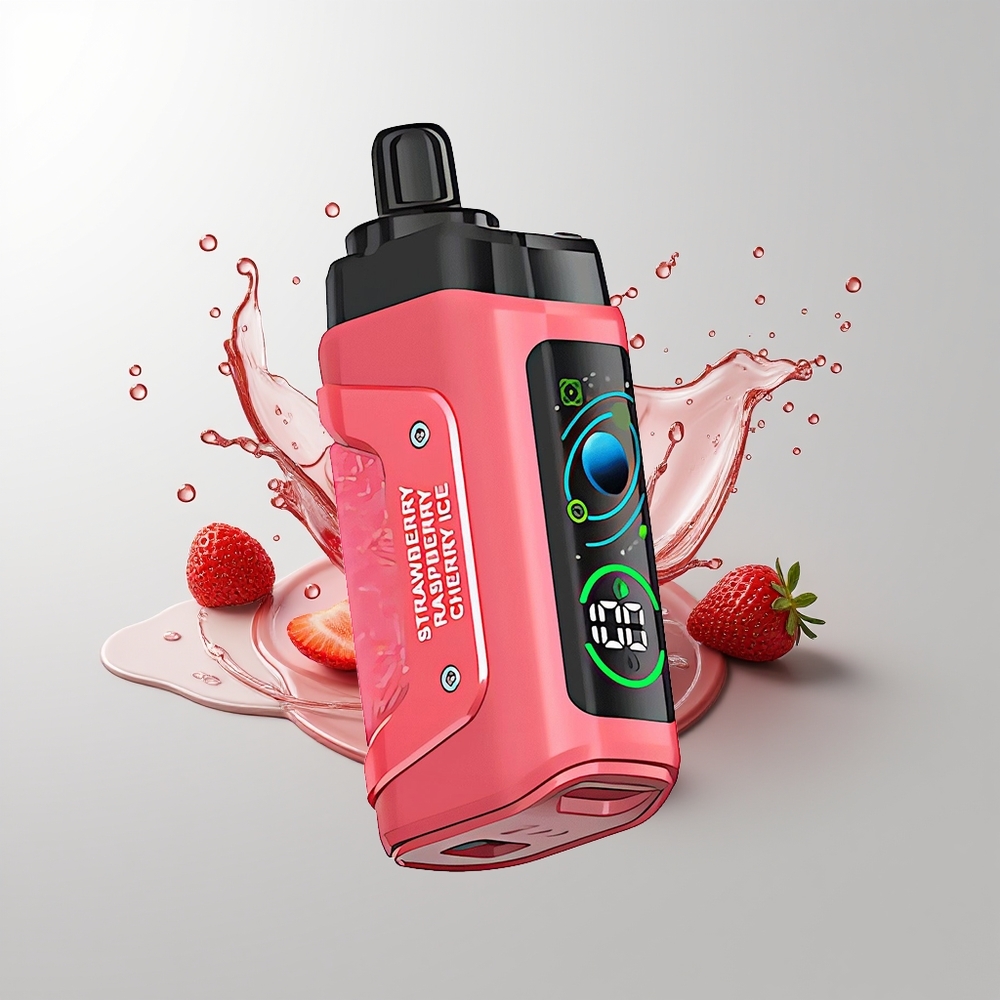 Strawberry Cherry Ice Razz Bar 45000 Puffs Disposable Vape Ireland Wholesale