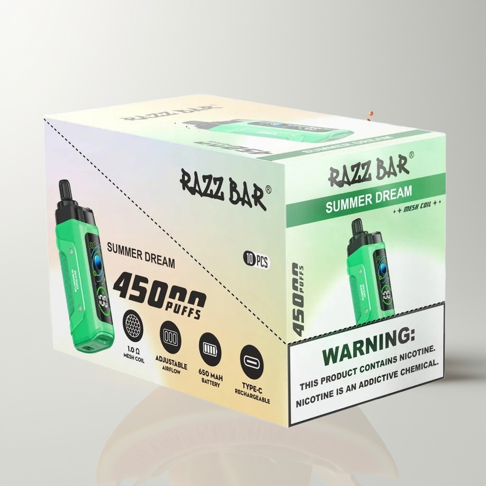 Summer Dream Razz Bar 45000 Puffs Disposable Vape Ireland Wholesale