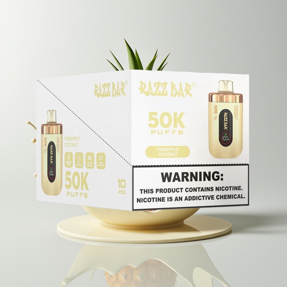 Pineapple Coconut Razz Bar 50K Puffs Disposable Vape Ireland Wholesale