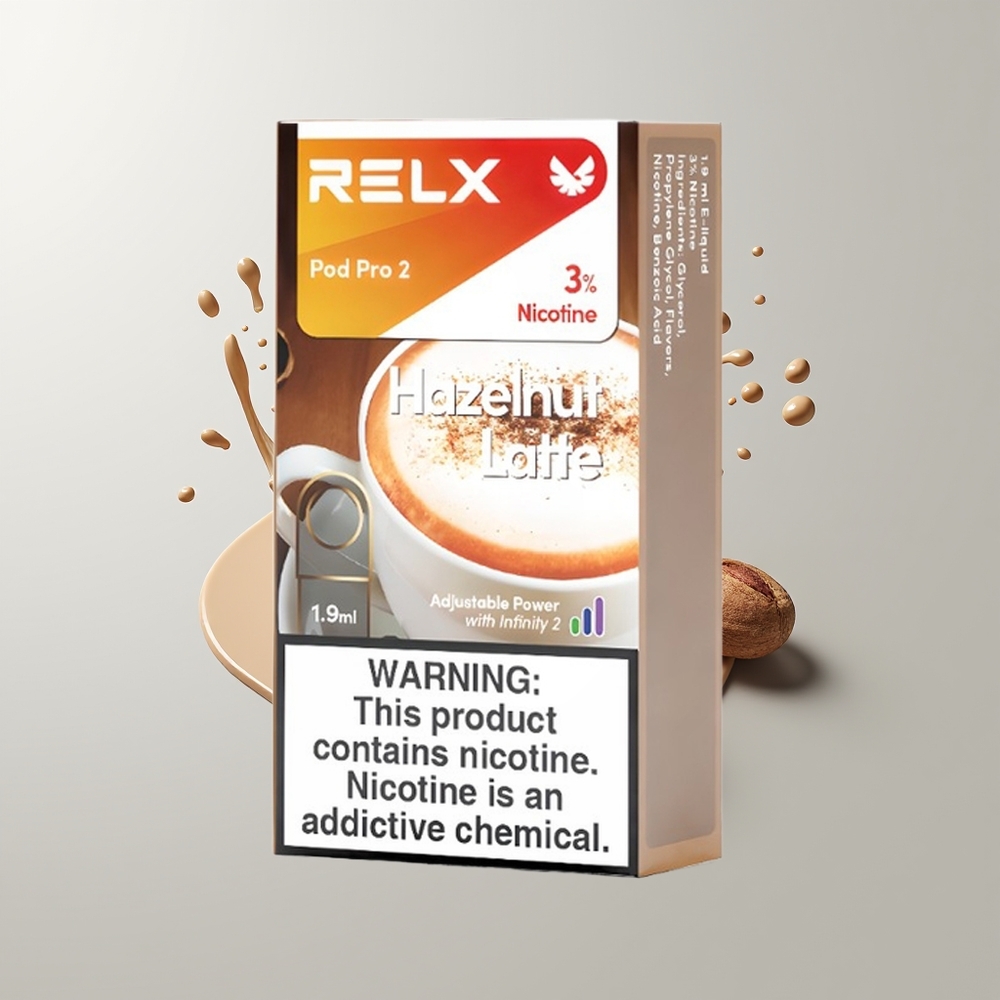 Hazelnut Latte Relx Pod Pro 2 Vape Device Ireland Wholesale