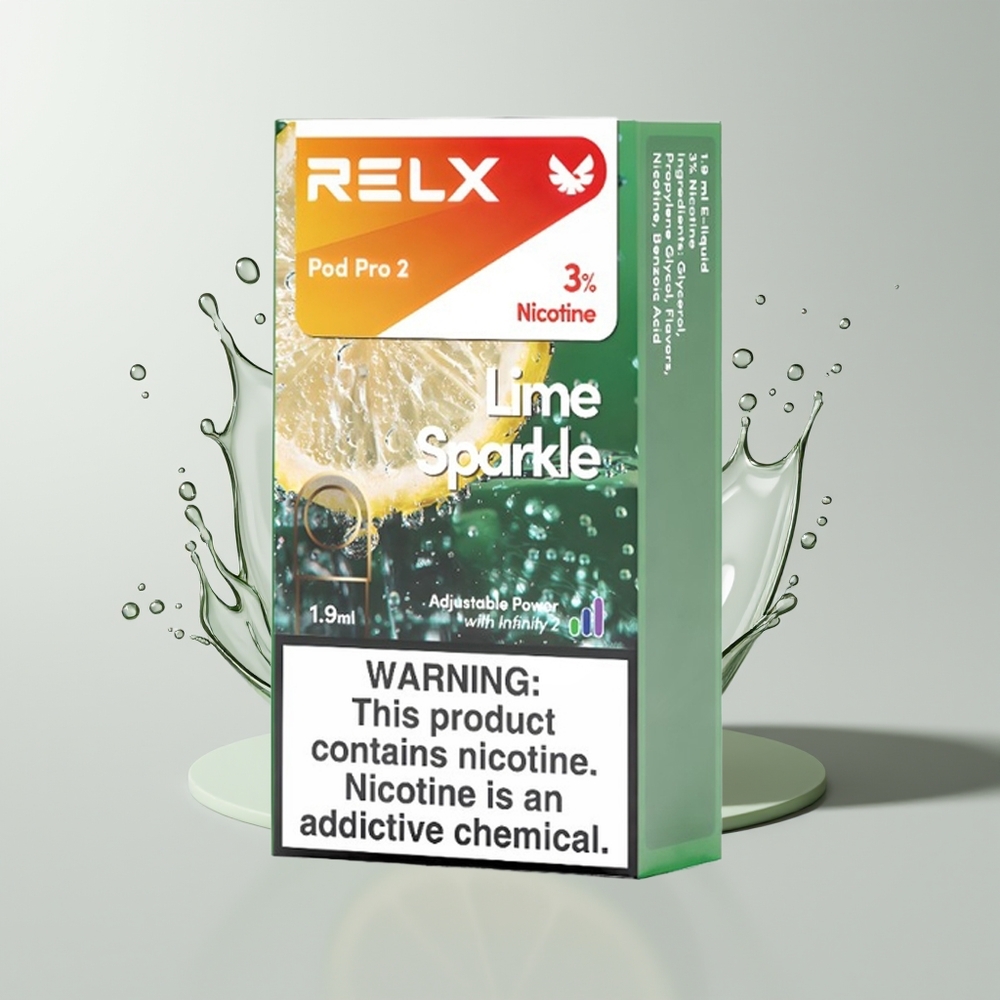 Lime Sparkle Relx Pod Pro 2 Vape Device Ireland Wholesale