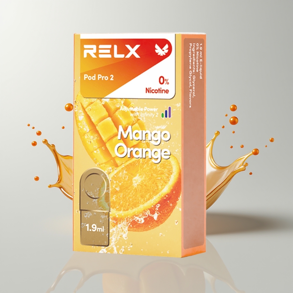 Mango Orange Relx Pod Pro 2 Vape Device Ireland Wholesale