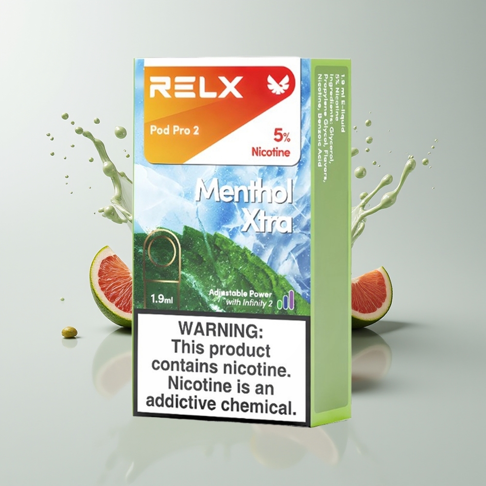 Menthol Xtra Relx Pod Pro 2 Vape Device Ireland Wholesale