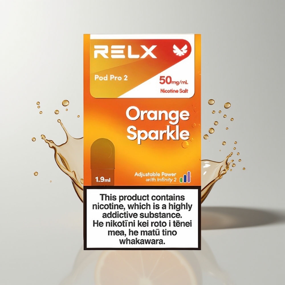 Orange Sparkle Relx Pod Pro 2 Vape Device Ireland Wholesale