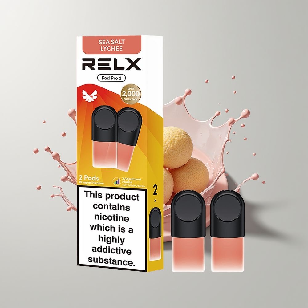 Sea Salt Lychee Relx Pod Pro 2 Vape Device Ireland Wholesale