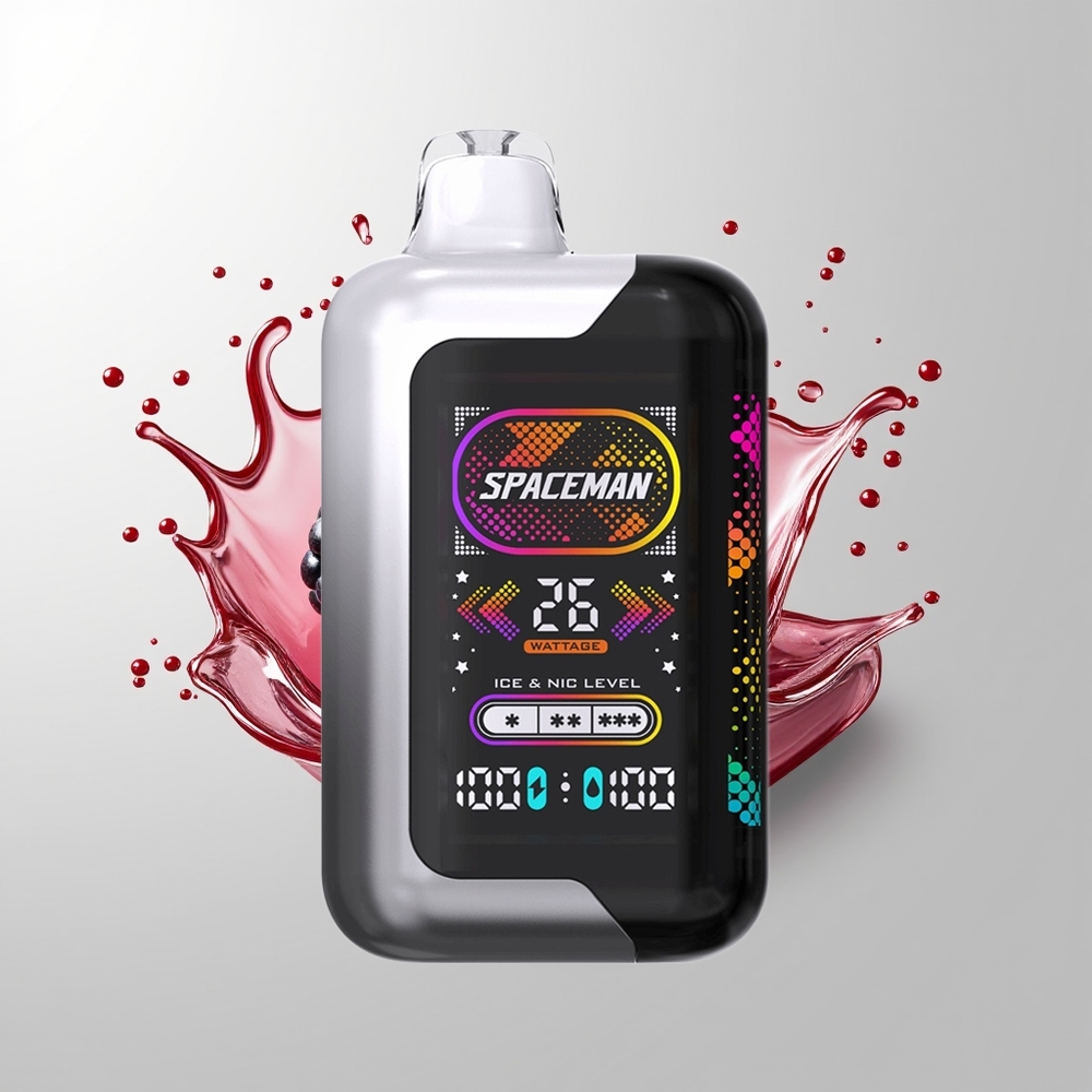 Blackberry Razz SMOK SPACEMAN SP40000 Disposable Vape Ireland Wholesale