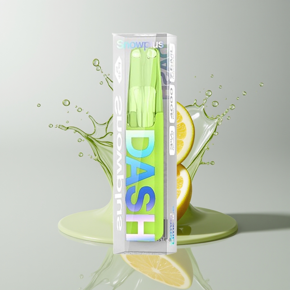 Lemon Lime Ice Snowplus Dash 4000 Puffs Disposable Device Ireland Wholesale