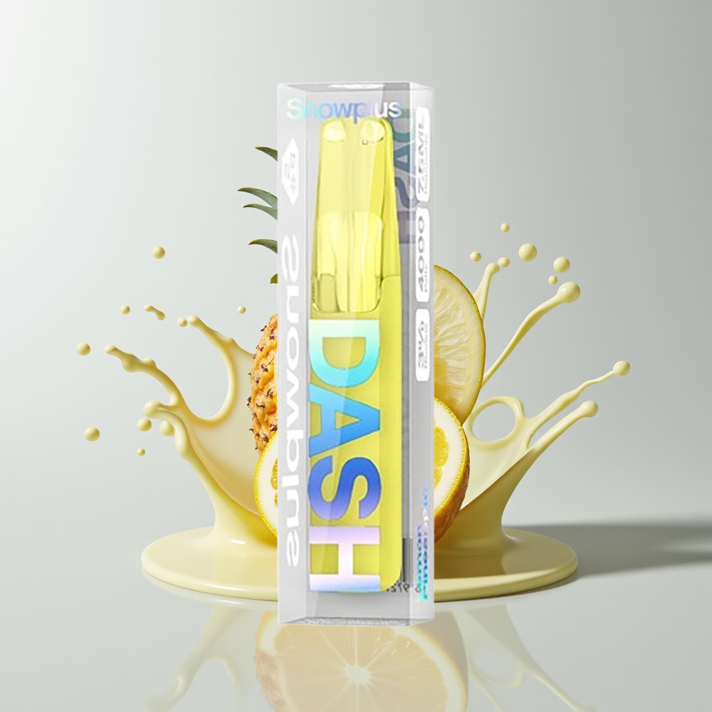 Lemon Pineapple Snowplus Dash 4000 Puffs Disposable Device Ireland Wholesale