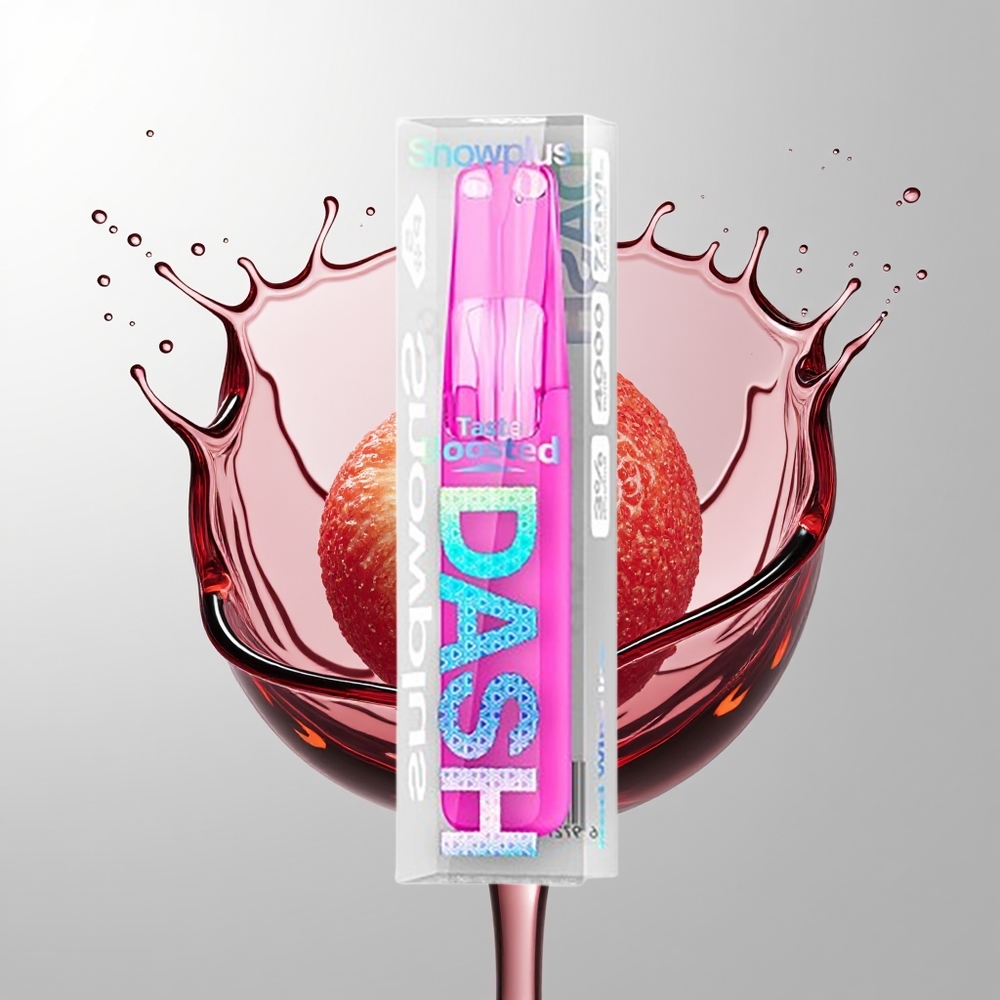 Red Wine Ice Snowplus Dash 4000 Puffs Disposable Device Ireland Wholesale