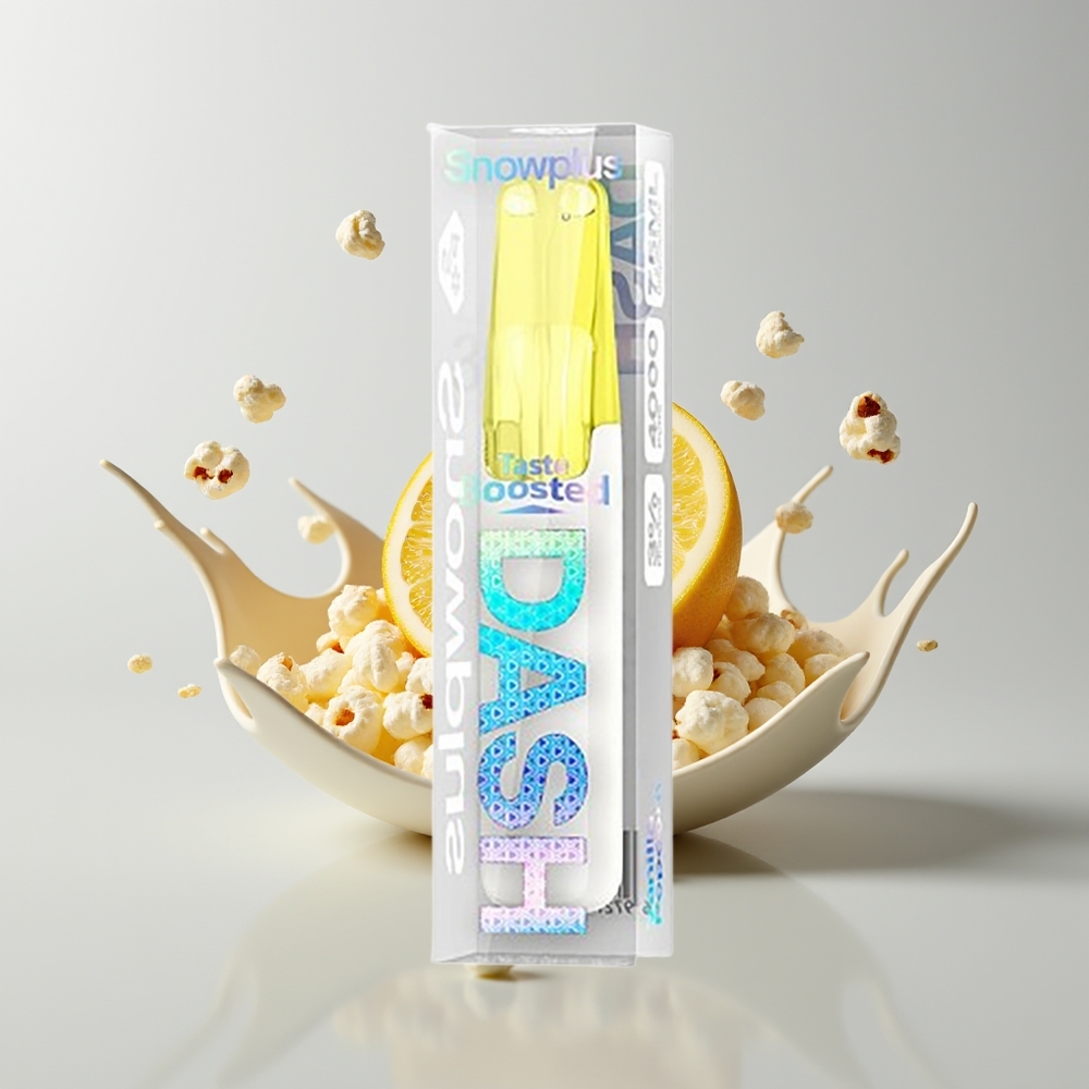 Vanilla Popcorn Snowplus Dash 4000 Puffs Disposable Device Ireland Wholesale