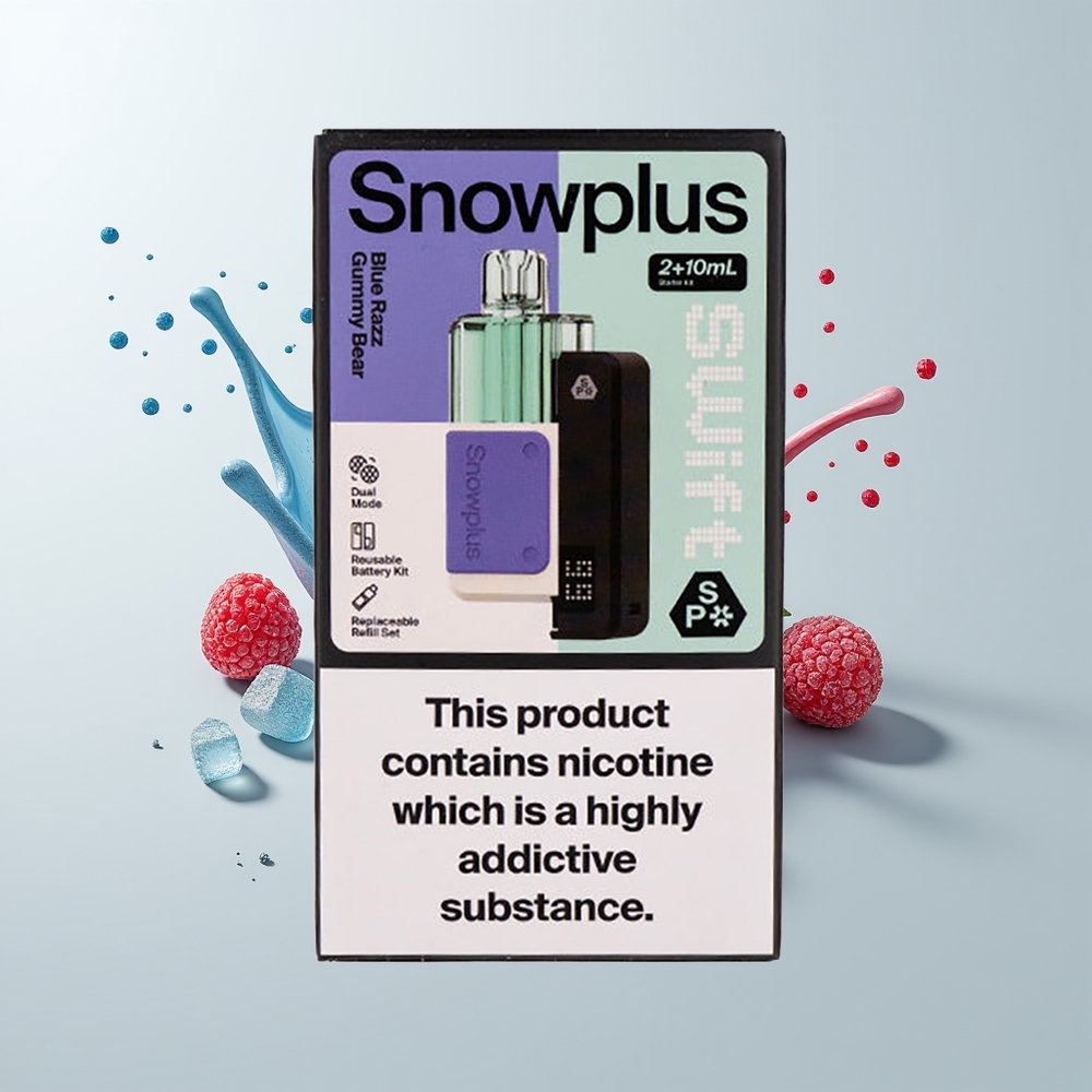 Blue Razz Gummy Bear Snowplus Swift 5000 Puffs Prefilled Pod Kit Ireland Wholesale