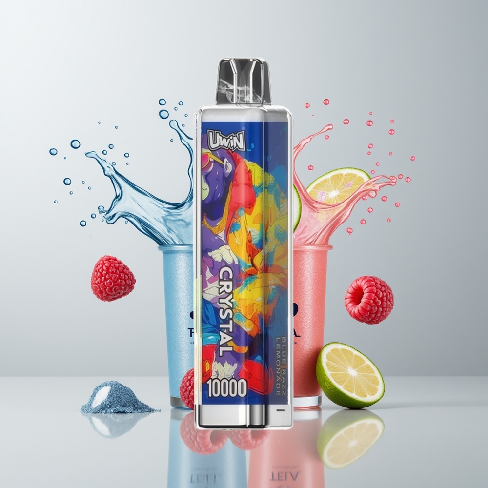 Blue Razz Lemonade Uwin Crystal 10000 Puffs Disposable Vape Ireland Wholesale