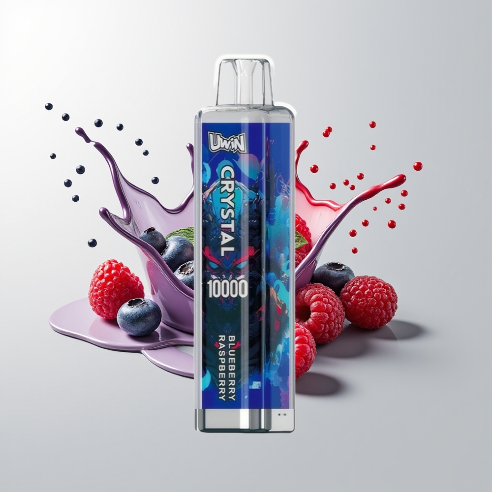 Blueberry Raspberry Uwin Crystal 10000 Puffs Disposable Vape Ireland Wholesale