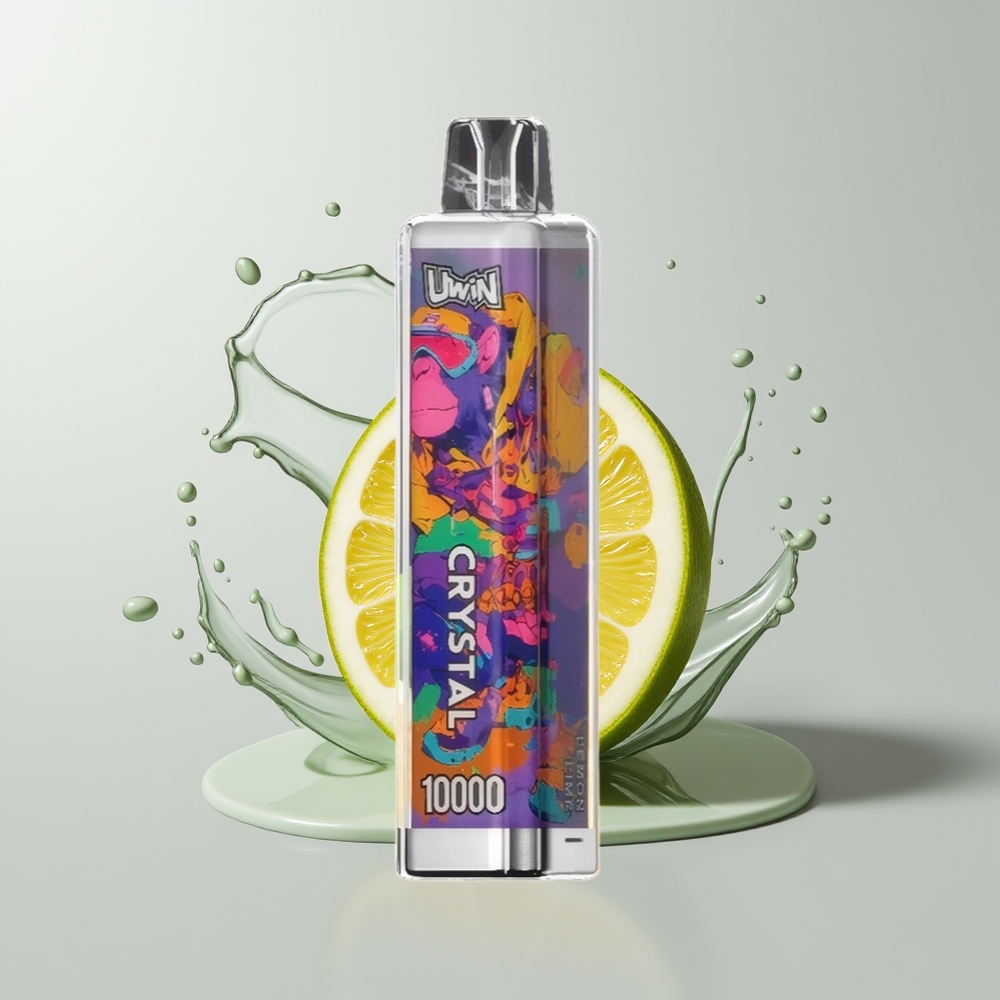 Lemon Lime Uwin Crystal 10000 Puffs Disposable Vape Ireland Wholesale