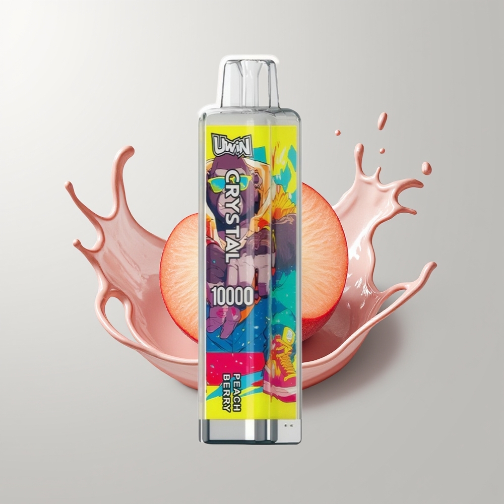 Peach Berry Uwin Crystal 10000 Puffs Disposable Vape Ireland Wholesale