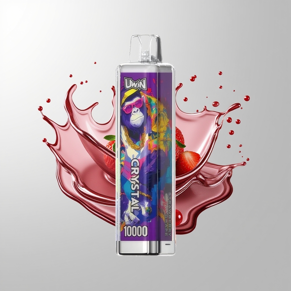 Strawberry Grape Uwin Crystal 10000 Puffs Disposable Vape Ireland Wholesale