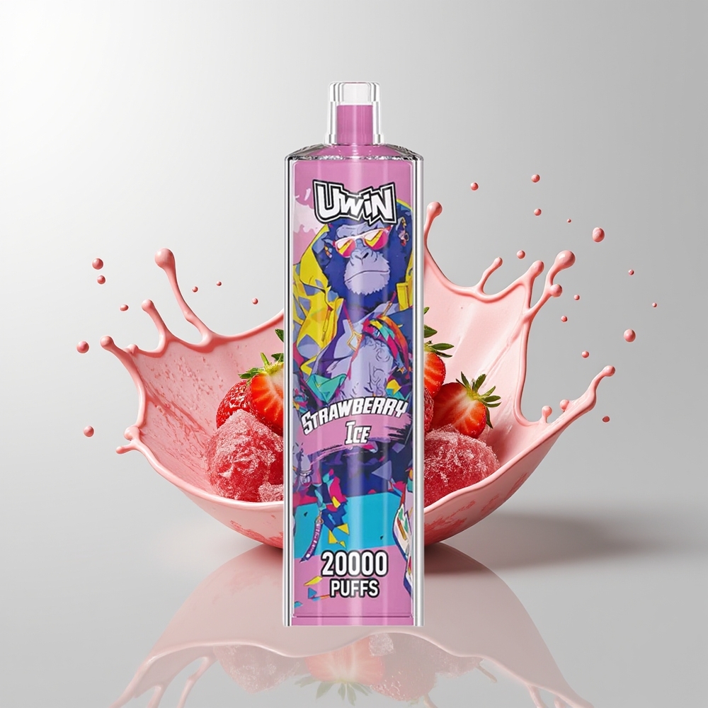 Strawberry Ice Uwin Shisha Hookah Crystal 20000 Puffs Ireland Wholesale