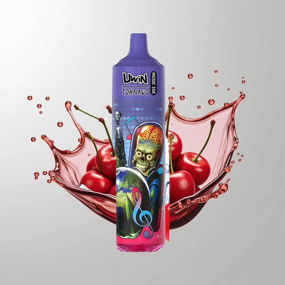 Cherry Cola Uwin Tornado 35K Music Disposable Vape Ireland Wholesale