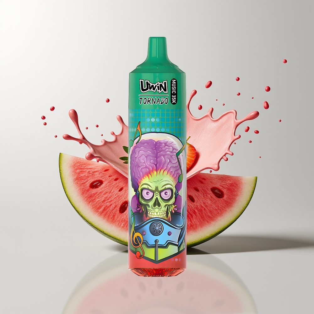 Strawberry Watermelon Uwin Tornado 35K Music Disposable Vape Ireland Wholesale