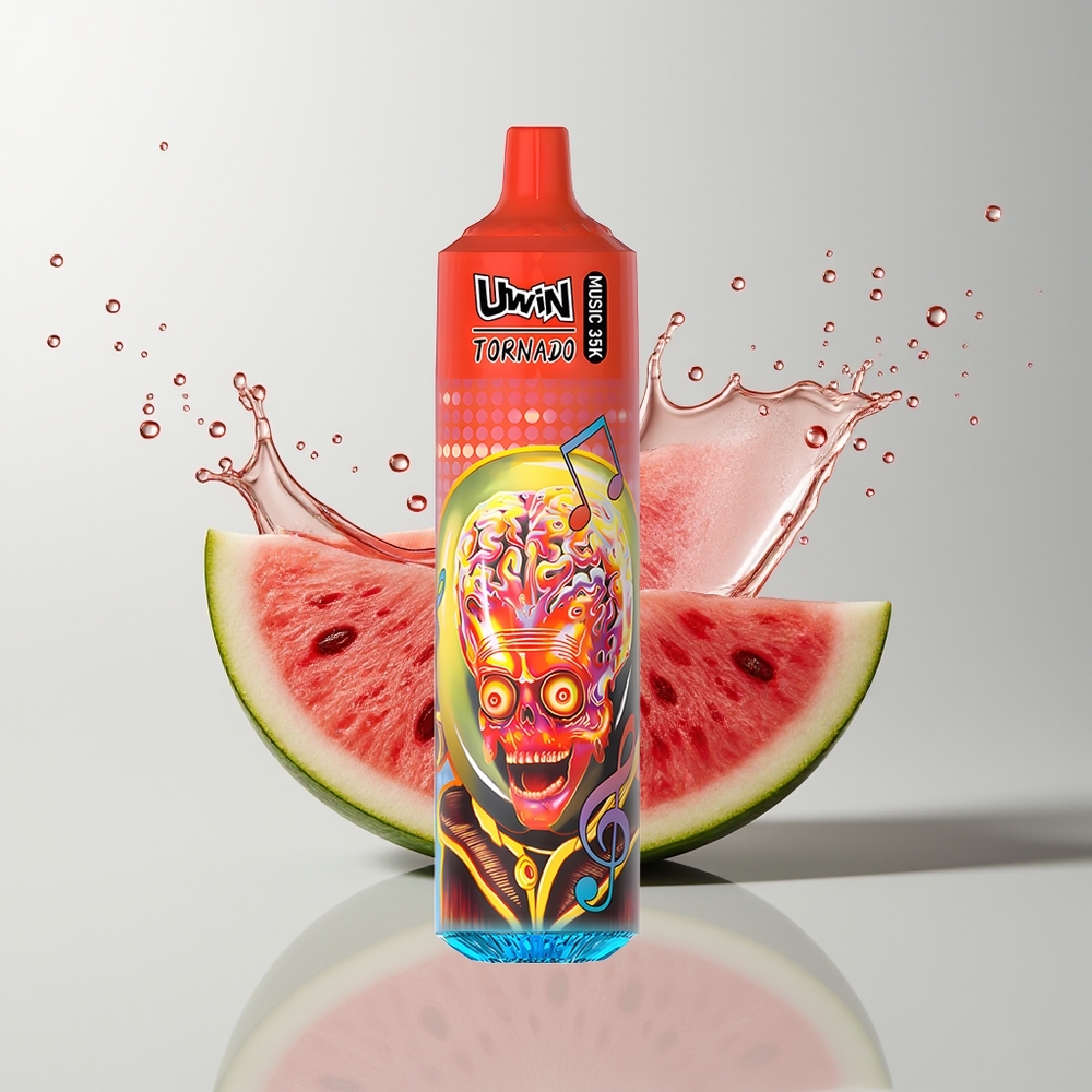 Watermelon Ice Uwin Tornado 35K Music Disposable Vape Ireland Wholesale