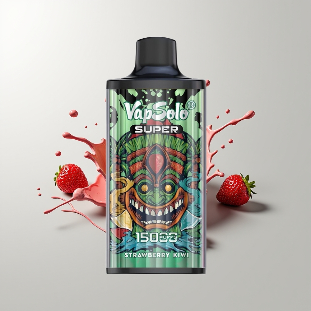 Strawberry Kiwi Vapsolo Super 15000 Puffs Disposable Vape Ireland Wholesale