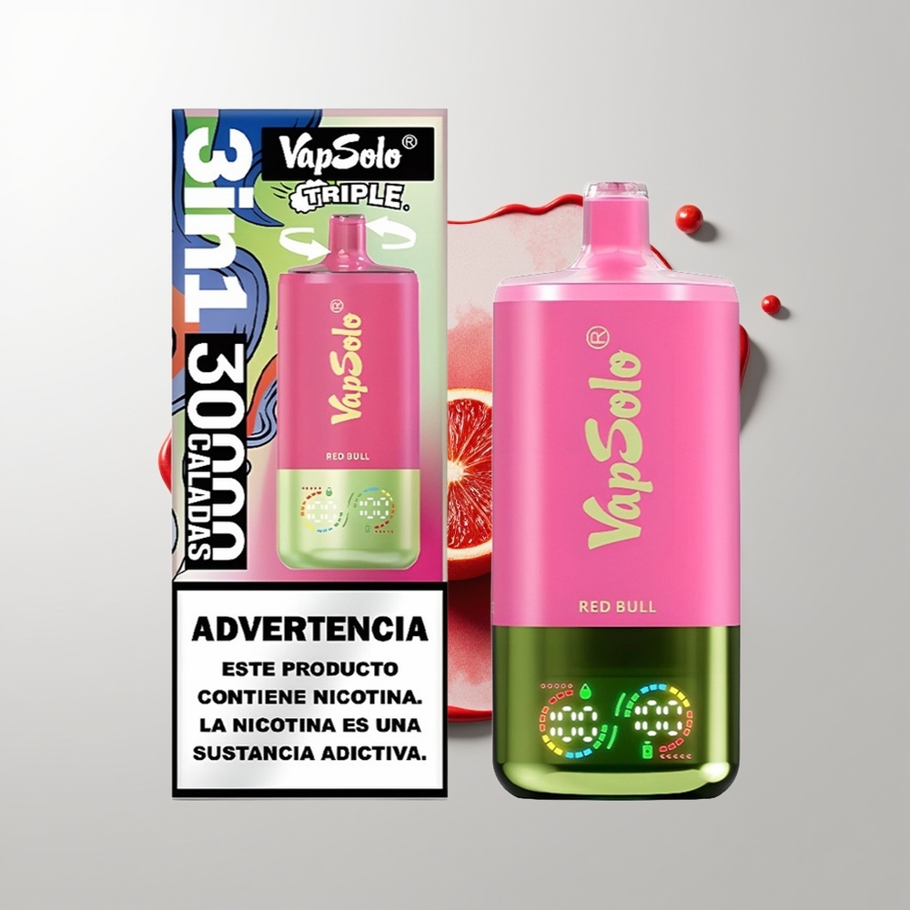 Red Bull Vapsolo Triple 30000 Puffs Disposable Vape Ireland Wholesale