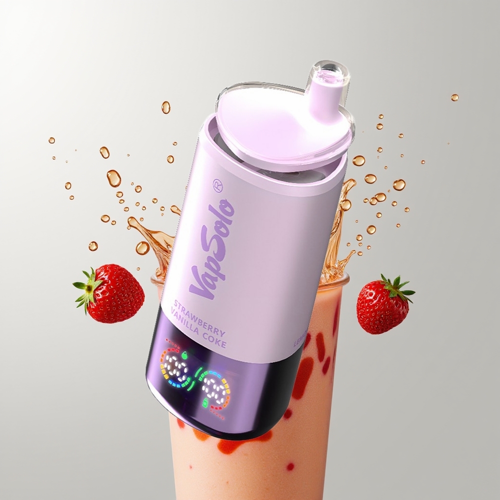 Strawberry Vanilla Coke Vapsolo Triple 30000 Puffs Disposable Vape Ireland Wholesale