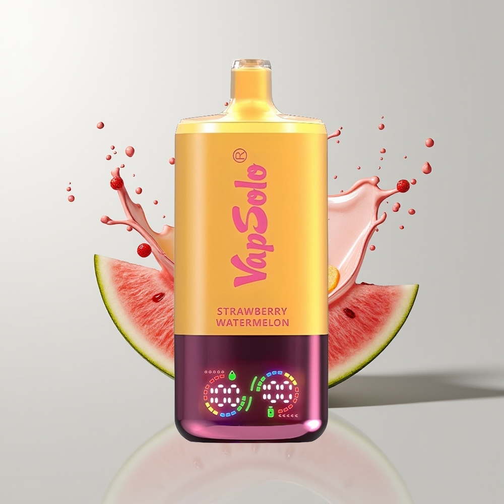 Strawberry Watermelon & Lemon Peach Vapsolo Triple 30000 Puffs Disposable Vape Ireland Wholesale