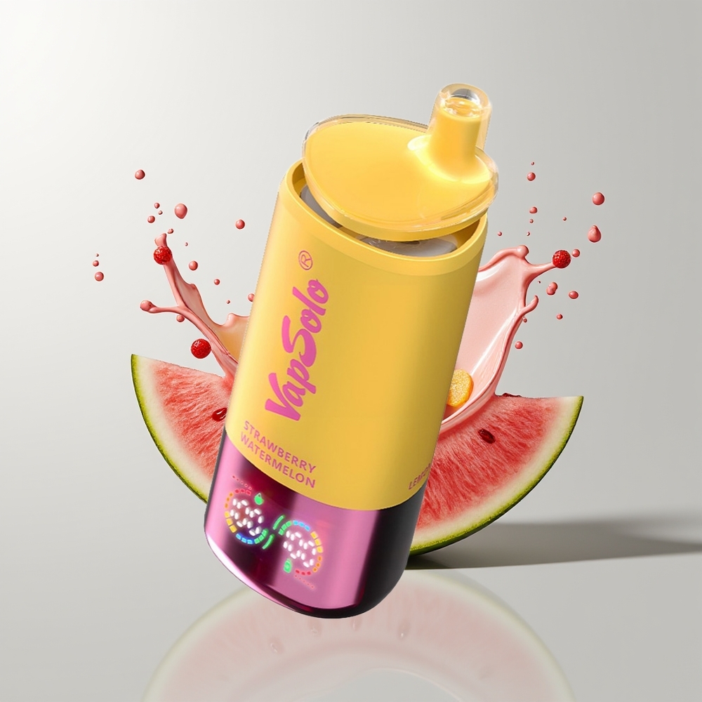 Strawberry Watermelon & Lemon Peach Vapsolo Triple 30000 Puffs Disposable Vape Ireland Wholesale