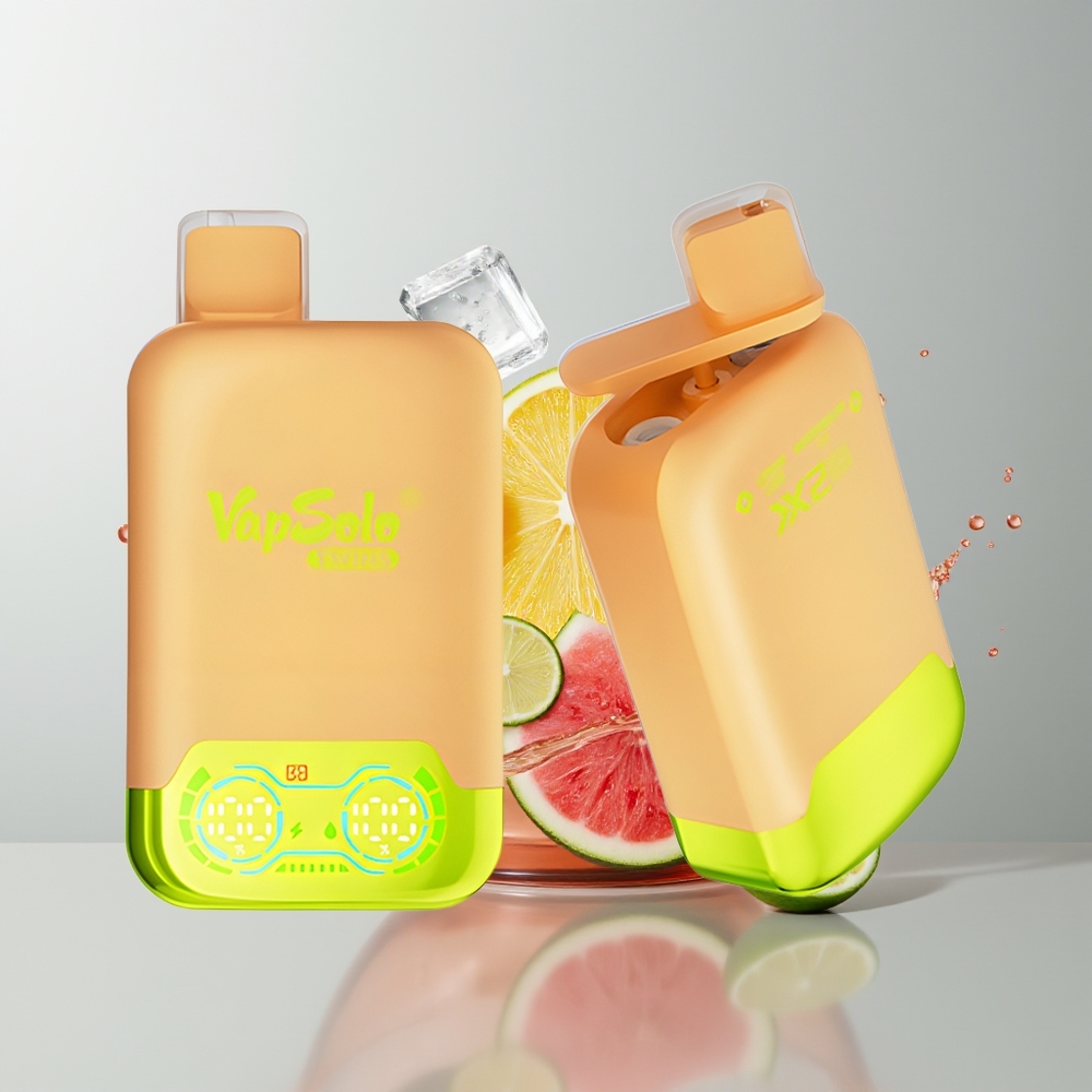 Lemon Lime & Watermelon Ice Vapsolo Twins 20000 Puffs Disposable Vape Ireland Wholesale