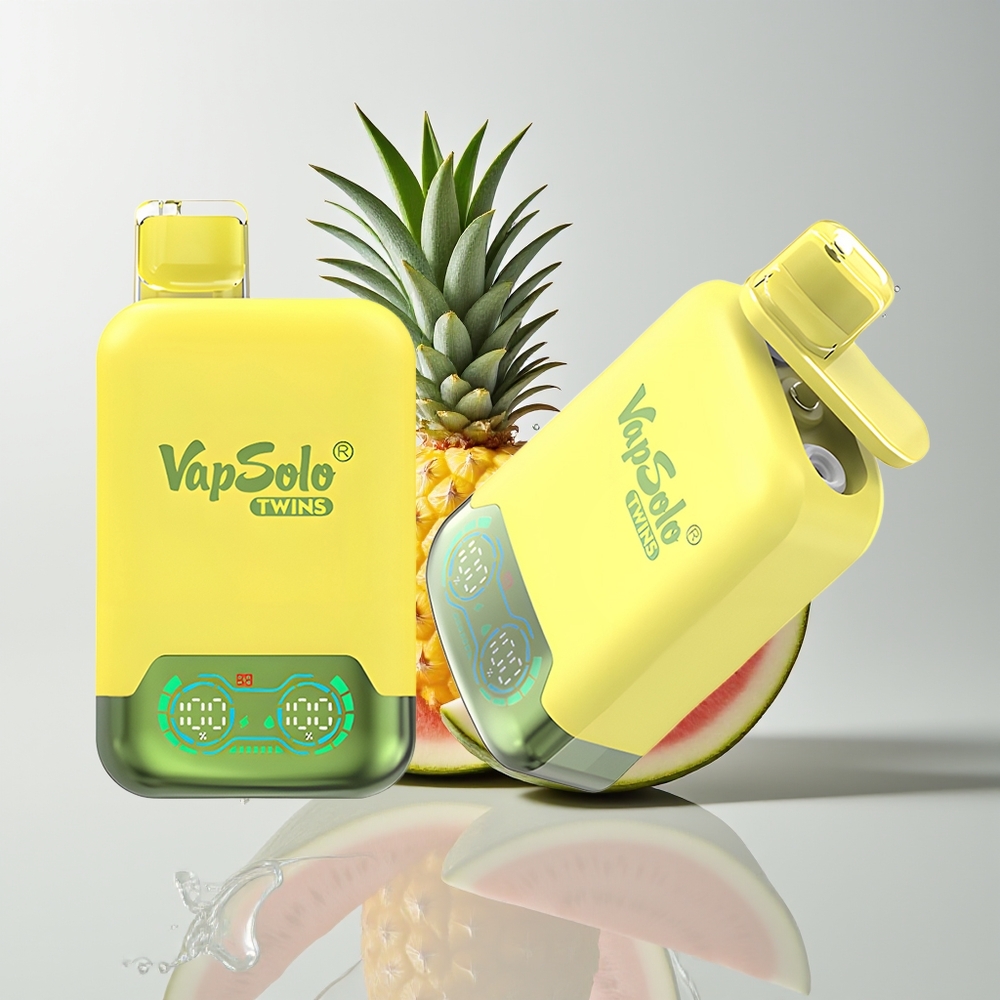 Pineapple Coconut & Watermelon Ice Vapsolo Twins 20000 Puffs Disposable Vape Ireland Wholesale