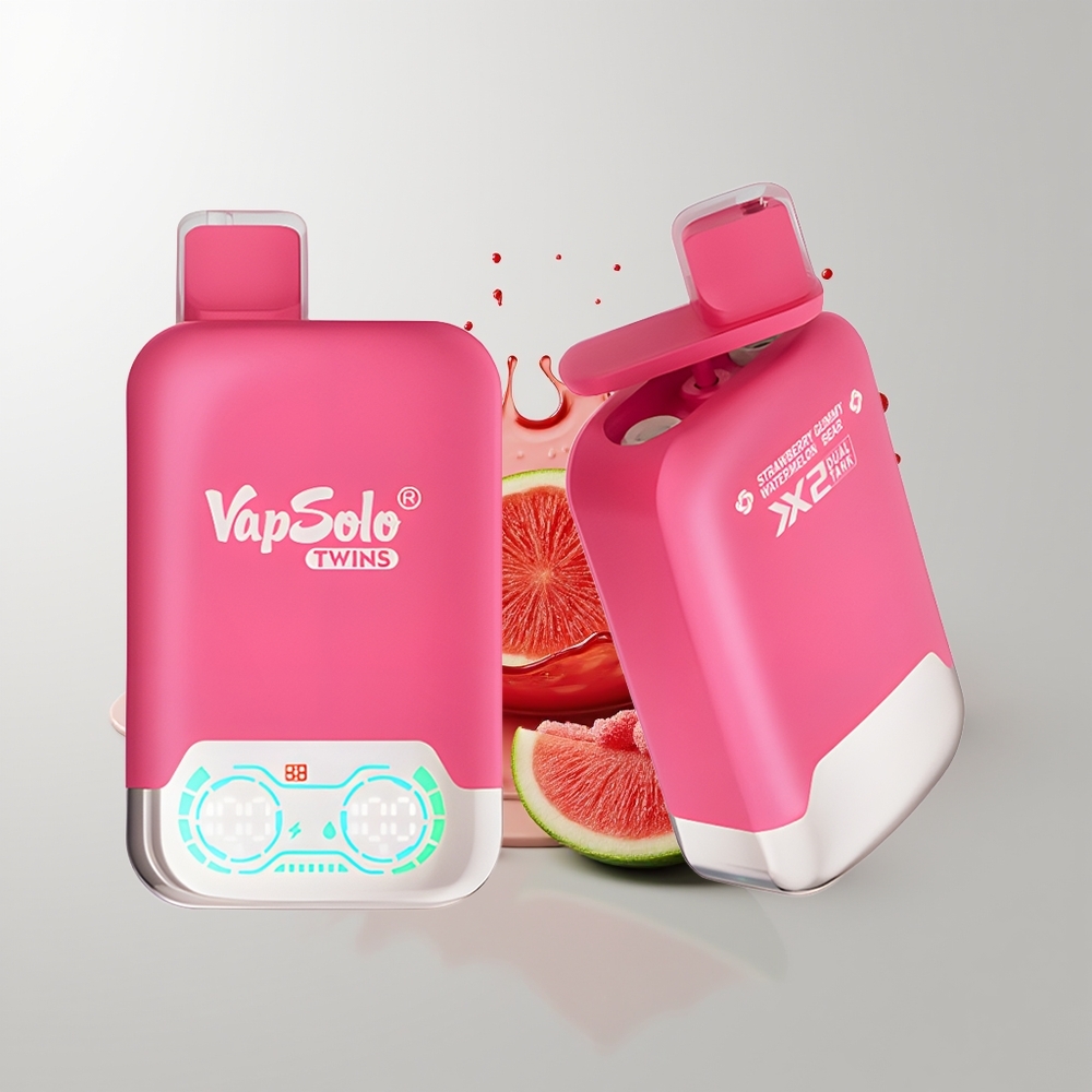 Strawberry Watermelon & Gummy Bear Vapsolo Twins 20000 Puffs Disposable Vape Ireland Wholesale