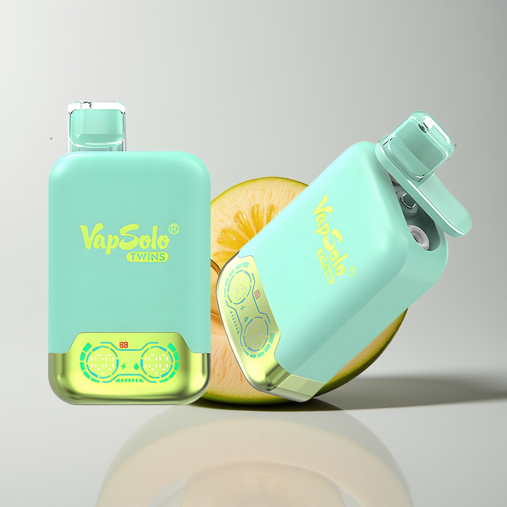 Triple Melon & Pineapple Coconut Vapsolo Twins 20000 Puffs Disposable Vape Ireland Wholesale