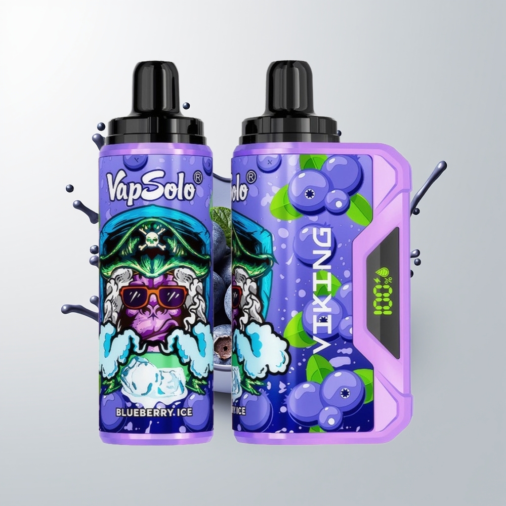 Blueberry VapSolo VIKING 12000 Puffs Disposable Vape Ireland Wholesale