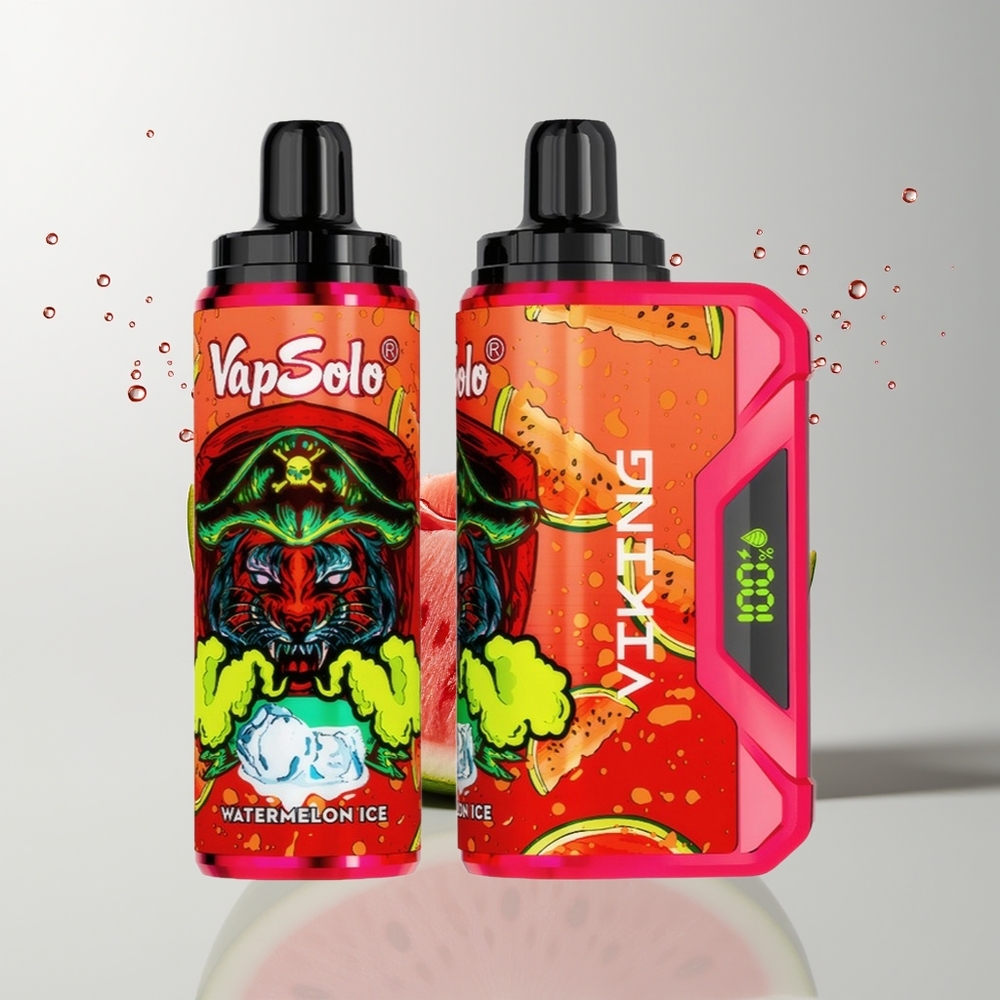 Watermelon Ice VapSolo VIKING 12000 Puffs Disposable Vape Ireland Wholesale