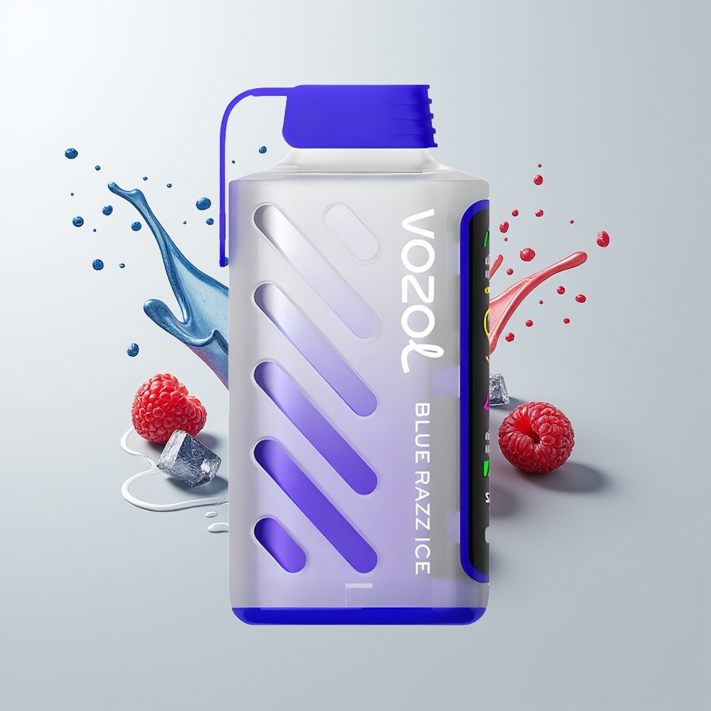 Blue Razz Ice VOZOL Gear Power 20000 Puffs Disposable Vape Ireland Wholesale