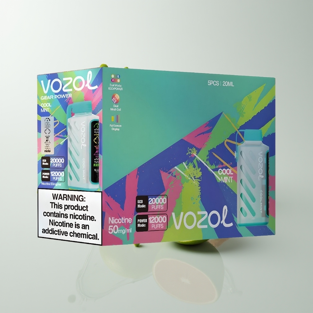 Cool Mint VOZOL Gear Power 20000 Puffs Disposable Vape Ireland Wholesale