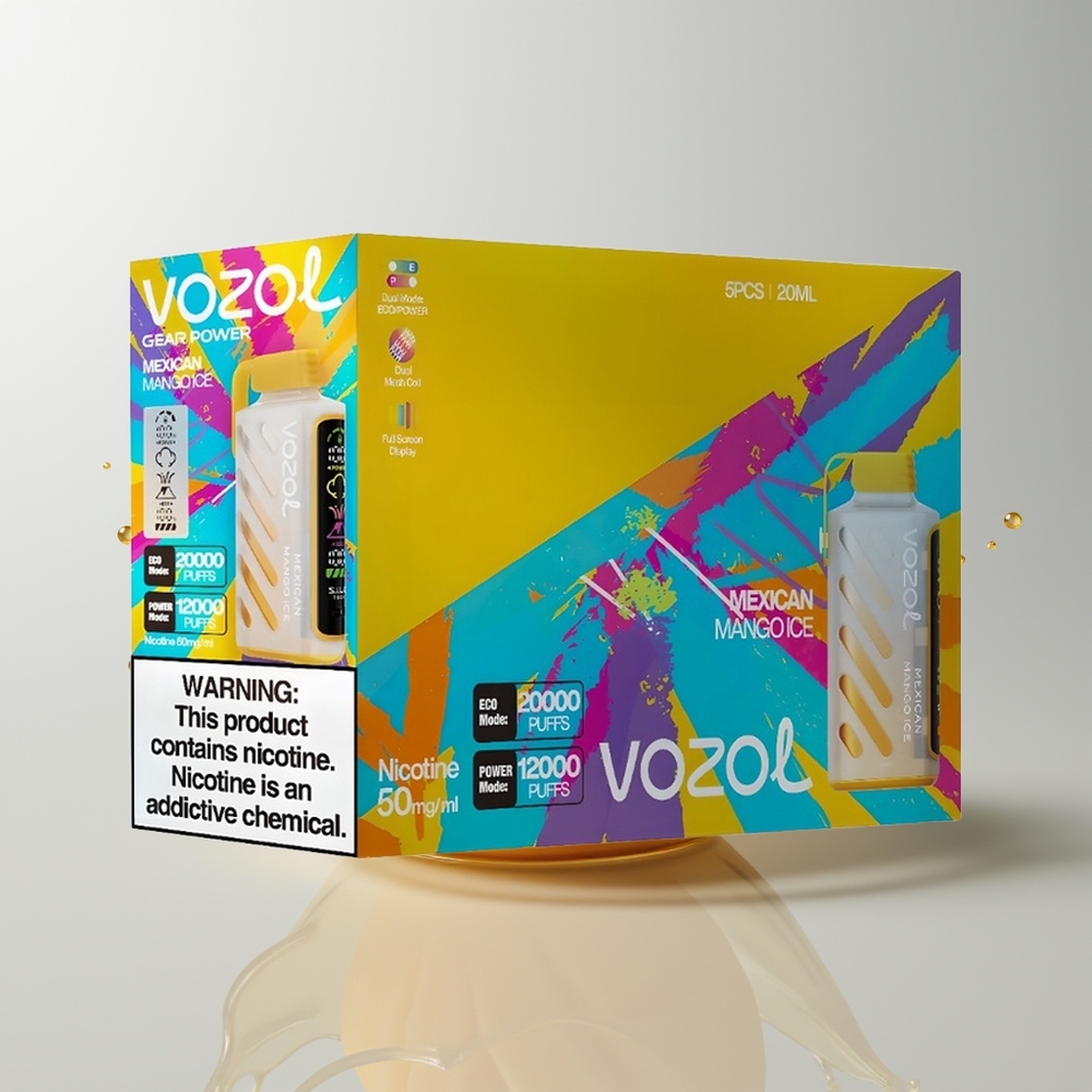 Mexican Mango Ice VOZOL Gear Power 20000 Puffs Disposable Vape Ireland Wholesale