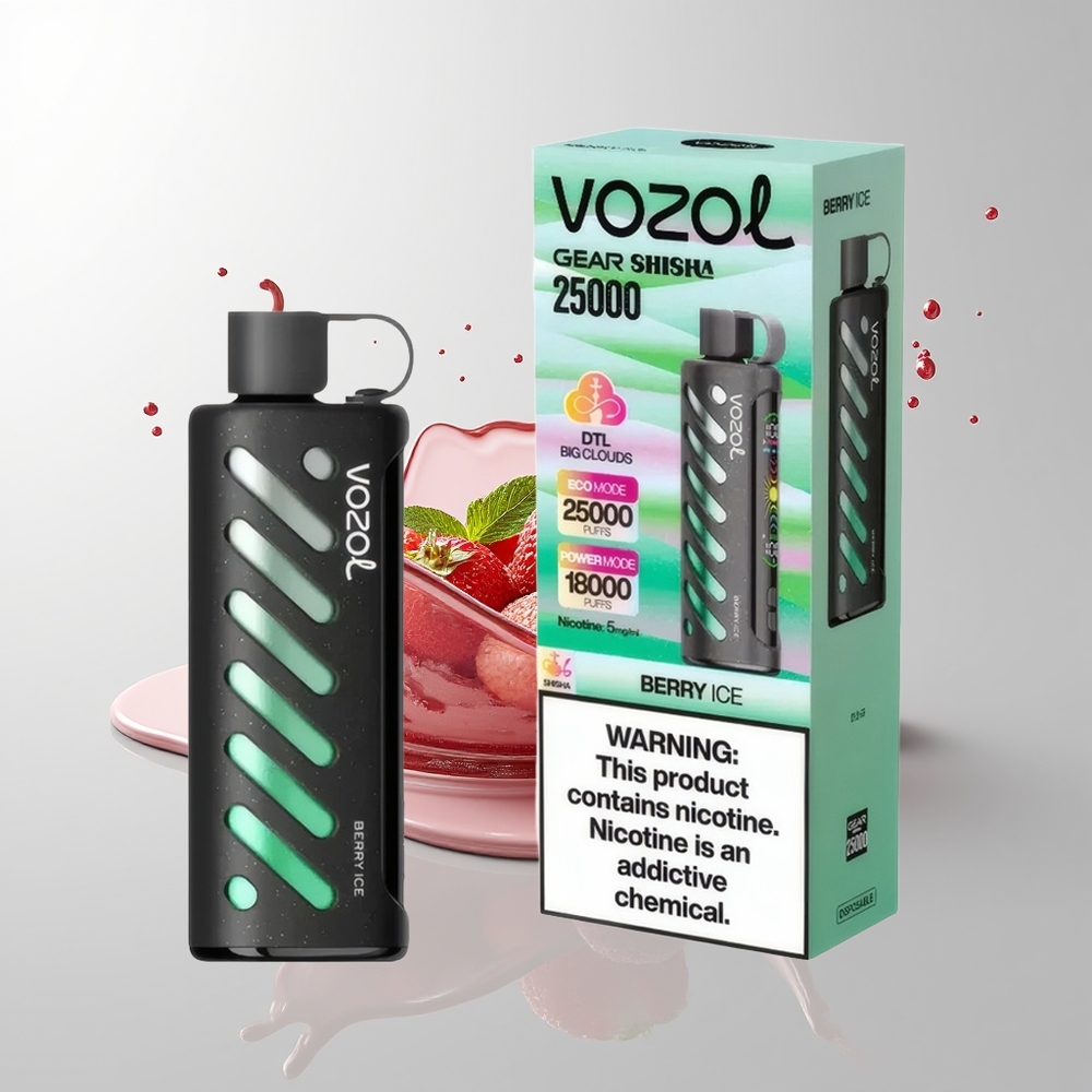 Berry Ice VOZOL Gear Shisha 25000 Puffs Disposable Vape Ireland Wholesale