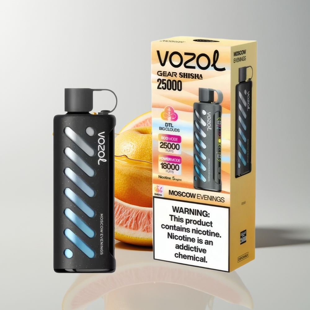 Moscow Evenings VOZOL Gear Shisha 25000 Puffs Disposable Vape Ireland Wholesale