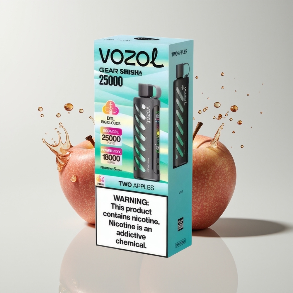 Two Apples VOZOL Gear Shisha 25000 Puffs Disposable Vape Ireland Wholesale